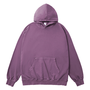 Sudadera con capucha de algodón para hombre, sudadera lisa, sudadera estilo streetwear, sudadera con capucha personalizada de alta calidad - Product Image 2