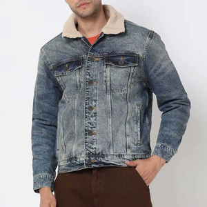 Factory Price Low MOQ Men's <b>Denim</b> <b>Jacket</b> 100% Cotton Casual Streetwear Breathable <b>Denim</b> <b>Jacket</b> High Quality - Product Image 1