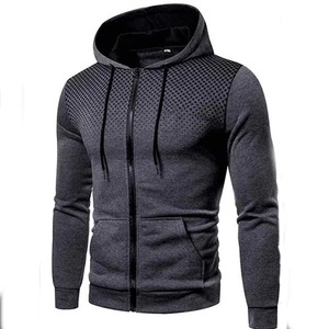 Survêtements d'hiver pour hommes à coupe ajustée avec logo personnalisé, vêtements de sport en coton et polyester, polaire respirant, écologique, de haute qualité - Product Image 2