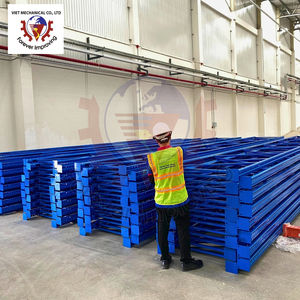 Estante de palé profundo doble de viga vertical ajustable para necesidades de almacenamiento de almacén flexibles y organizadas - Product Image 6