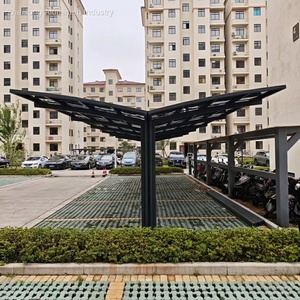 <span class=keywords><strong>Grand</strong></span> abri de voiture/<span class=keywords><strong>garage</strong></span> de luxe 6x6m 3x6m avec toit en polycarbonate toutes saisons pour allée de villa de prestige - Product Image 1