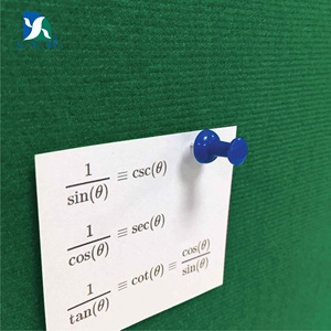 Tablero de anuncios de fieltro verde con marco de franela SYH con función duradera para mostrar mensajes - Product Image 4