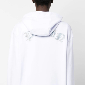 Sweat à capuche d'hiver épais en molleton bouclette pour homme, coupe classique, décontracté, en molleton lourd, avec strass, 100% coton mélangé, poche unie - Product Image 4