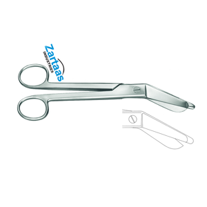 Ciseaux à plâtre Esmarch en acier inoxydable de haute qualité, ciseaux angulés de 20 cm, fabricant et exportateur d'instruments chirurgicaux - Product Image 4