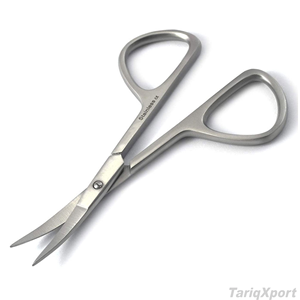 Custom Logo Stainless Steel Curved Tip <b>Cuticle</b> <b>Scissors</b> Professional Manicure Nail Grooming Tool - Product Image 3
