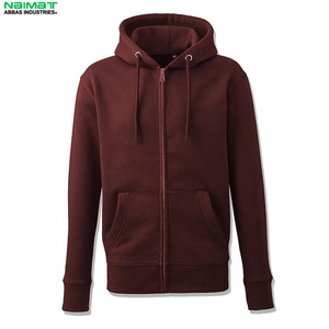 Chaqueta con Capucha de Forro Polar, Estilo Moderno y Minimalista, para Hombre, Cierre Frontal Completo, Bolsillos Profundos, Color Sólido, Ropa Deportiva Abrigada - Product Image 2