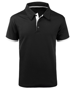 Chemises polo pour hommes de qualité supérieure, chemises polo à contraste de couleur, fabriquées avec les meilleurs matériaux en gros - Product Image 5