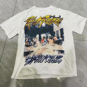 Camisetas Gráficas Oversize para Hombre, Estilo Rapper, Ropa Emo de los 2000s, Camisetas Holgadas Vintage de Hip Hop - Product Image 4