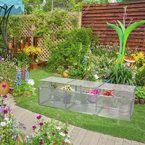 Serre d'hiver en polycarbonate pour jardin, résistante aux intempéries et transparente à la lumière du soleil - Product Image 1