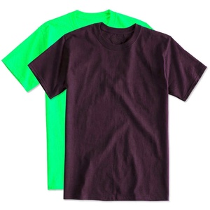 100% coton t-shirts pour hommes de haute qualité col rond t-shirts noirs pour femmes demi manches t-shirt décontracté - Product Image 1