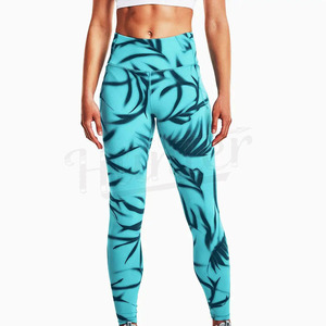 Pantalons de yoga personnalisés pour femmes, prix de gros, impression personnalisée, leggings à bas prix. - Product Image 1