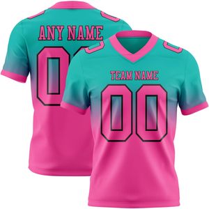 Jersey de Fútbol Americano Premium, Mezcla de Spandex, Transferencia Térmica, Nombre del Equipo Personalizado, Fabricante, Rendimiento Atlético Transpirable - Product Image 5