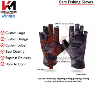 Guantes de Pesca con Protección Solar OEM, Tejido de Secado Rápido, Venta al Por Mayor, Guantes de Pesca Antideslizantes Personalizados OEM, Envío Rápido a Todo el Mundo - Product Image 2