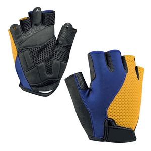 Gants de cyclisme personnalisés, écran tactile, respirants, antidérapants, résistants à l'usure, polyester/coton/cuir, fermeture éclair, gants de vélo - Product Image 1