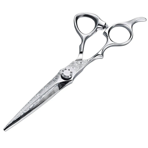 Thinning Scissorv6 Inch Stainless Steel Customizable Beauty Hair Cutting Scissors Thinning <b>Shear</b> Professional High Quality - Product Image 1