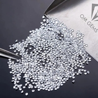 Diamantes Sueltos de Corte Brillante Redondo de 3.1-3.5mm, Cultivados en Laboratorio, Color E, Claridad VVS1 por Quilate, Excelente Precio al por Mayor