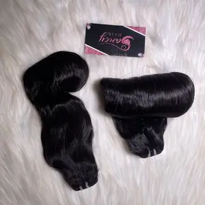 Nuevos estilos Cabello Corto Huevo Curl Extensiones de cabello humano Natural Negro Raw Virgin Calidad Cutícula Cabello alineado