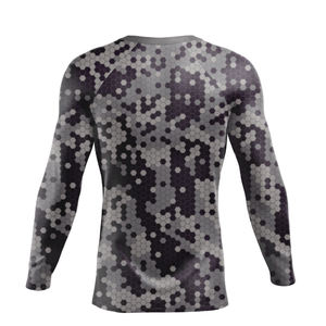 เสื้อรัดกล้ามเนื้อคุณภาพสูง น้ำหนักเบา สำหรับผู้ชาย รุ่นใหม่ล่าสุด แขนยาว เหมาะสำหรับออกกำลังกาย พร้อมดีไซน์เรียบง่าย สำหรับผู้ใหญ่และเด็กผู้ชาย - Product Image 2