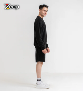 XEEP Customize Lightweight Solid Casual <b>Men</b> Shorts High Quality Quick Dry Breathable <b>Drawstring</b> Knitted Front High OEM Service - Product Image 1