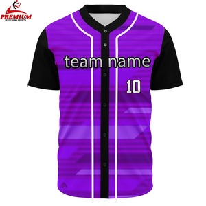 Men Custom Printed Breathable <b>Baseball</b> Jerseys 100% Polyester Moisture Wicking Quick Dry with Personalized Names and Logos - Product Image 6
