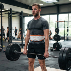 Cinturón de Entrenamiento de Fuerza Ligero de EVA con Cierre de Gancho y Bucle, Protección Integral para Entrenamiento en Gimnasio, Estabilidad del Core y Levantamiento de Pesas - Product Image 5
