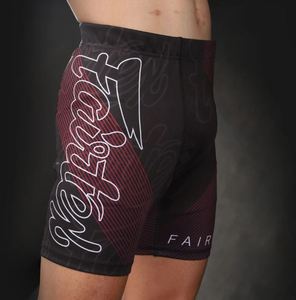 Pantalones Cortos Fairtex Vale Tudo para Hombre Adulto con Logotipo Frontal 100% Poliéster Ajuste Ceñido - Product Image 1