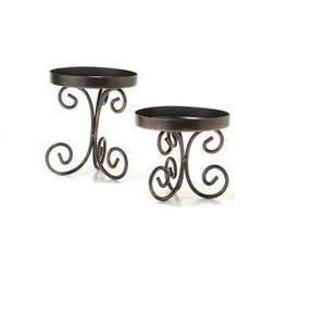 Support de bougie décoratif en métal antique pour mariages et événements festifs – Support de bougie en fer classique et tendance pour la décoration intérieure et les tables - Product Image 6