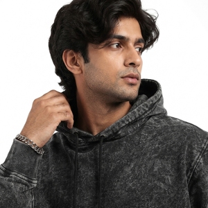Sudadera con Capucha para Hombre de la Mejor Calidad, Totalmente Personalizada, con Lavado Ácido, Diseño Personalizado para Ropa Urbana en Invierno, Pedido Mínimo 2 Piezas - Product Image 5