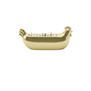 Bandeja de Lujo Dorada para Joyas y Anillos con Diseño de Serpiente, Acabado de Latón Pesado, Figura de Animal, para Tiendas de Boutique y Compromisos - Product Image 2