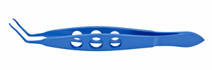 Forceps d'insertion de lentilles intraoculaires souples en titane bleu Stephens pour une manipulation précise des IOL, une pose de lentilles précise et une ophtalmologie avancée - Product Image 3