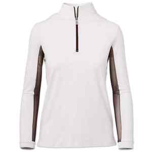 Haut de compétition équestre respirant et anti-humidité de qualité supérieure avec fermeture éclair quart de tour – Chemise de performance pour concours hippique - Product Image 5