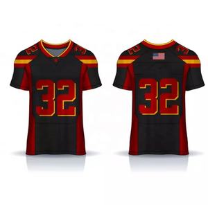2023 concevez votre propre camiseta de futbol américain vierge en gros personnalisé maillot de Football américain chemise imprimée par sublimation - Product Image 5