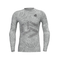 T-shirt de compression homme de qualité supérieure à prix abordable – Moulant, extensible, écologique, anti-UV, respirant, pour le fitness et la protection corporelle