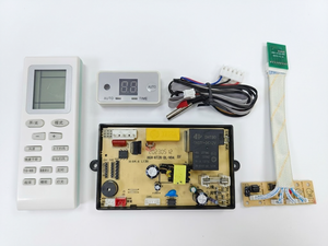 แผงควบคุมรีโมท<span class=keywords><strong>แอร์</strong></span>แบบแยกส่วน AC 220V 3 สปีด ความถี่คงที่ สำหรับระบบทำความเย็น พร้อมตัวรับสัญญาณ IR ในตัว ใช้แทนกันได้กับรีโมท<span class=keywords><strong>แอร์</strong></span>ทั่วไป คุณภาพสูง - Product Image 2