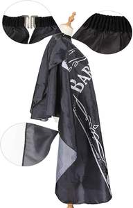 Capa de Barbero Profesional Impermeable, Capa de Salón de Gran Tamaño, Capa para Cortar el Cabello para Hombres y Mujeres - Product Image 3
