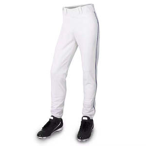 Conjunto de Pantalones y Camiseta de Béisbol Sublimados Personalizados con Diseño de Botones Completos, Mangas Estampadas, Pantalones Blancos de Poliéster, Unisex para Adultos - Product Image 3