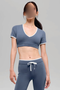 Conjunto Deportivo Ligero para Mujer, Leggings Transpirables y Sujetador Deportivo, Ropa Deportiva Elástica para Gimnasio - Product Image 2