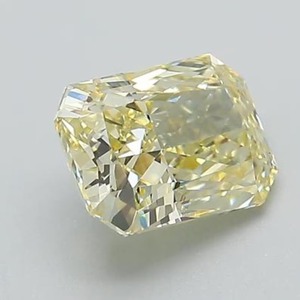 Diamante amarillo sintético cultivado en laboratorio, corte radiante, de 1.00 CT a 5.00 CT, color amarillo fantasía, claridad VVS VS, certificado, para anillo. - Product Image 5