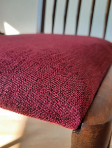 Chaise de salle à manger moderne en bois massif, style luxe léger, dossier simple, revêtement en cuir anti-griffures, pour la maison - Product Image 4