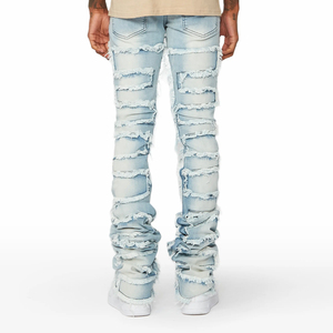 New Stylish Men's <b>Button</b> And Zipper Closure Denim <b>Jeans</b> Pants Wholesale Price Premium Quality Also Pockets Custom <b>Jeans</b> Pants - Product Image 5