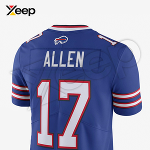 เสื้อฟุตบอลอเมริกัน XEEP รุ่นปรับแต่งได้ XC-AFU-09 สำหรับผู้ชาย น้ำหนักเบา ระบายอากาศได้ดี ผลิตจากโพลีเอสเตอร์ ชุดกีฬาทีมประสิทธิภาพสูง - Product Image 4