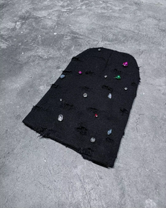 Bonnet d'hiver personnalisé avec logo, casquette publicitaire à motifs points et camouflage, 100 % acrylique, couleur et design personnalisés, vente en gros - Product Image 3