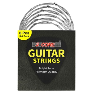 Cuerdas para Guitarra Eléctrica de 5 Hilos para Guitarras de 6 Cuerdas, Acero Niquelado - Product Image 1