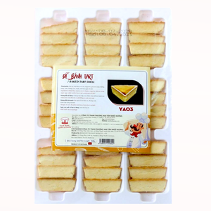Coque de tarte aux œufs surgelée pour pâtisserie, fabriquée au Vietnam, vente directe du fabricant, référence YA03, 468G, OEM/ODM, offre spéciale - Product Image 1
