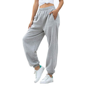 Pantalon de sport décontracté taille haute pour femme, longueur intégrale, nouvelle mode 2026, style streetwear, faible MOQ - Product Image 4