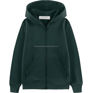 Sweat à capuche zippé unisexe avec logo personnalisé Le plus exigeant Cordon de tirage lourd et surdimensionné Motif solide Vêtements pour hommes de grande taille brodés - Product Image 1