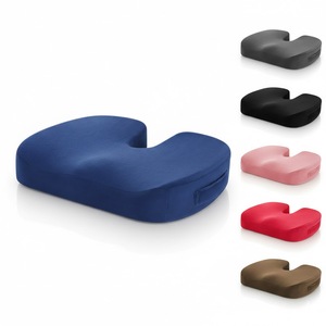 U-shaped / ergonomic Crystal velvet Memory Foam Seat Cushion Office Home Cushion Chair Cushion Firm Support Pillow for Work - Product Image 1