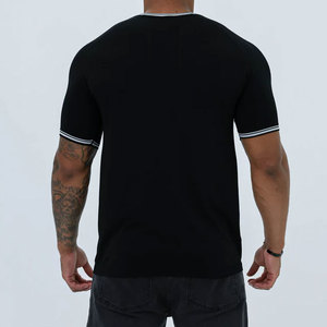 T-shirt vintage en toile avec logo sur le devant, coupe classique, couleur unie, personnalisable, très vendu, séchage rapide, respirant, pour homme - Product Image 2