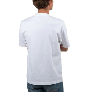 T-shirt de luxe pour homme 100 % coton, coupe oversize, délavé à l'acide, haute qualité, logo personnalisé, style vintage vieilli, motif uni - Product Image 6