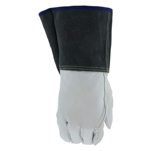 Gants de sécurité de haute qualité en cuir de vachette pleine fleur pour soudage TIG, antistatiques, protection contre la chaleur, épaisseur 7 oz, Pakistan - Product Image 3